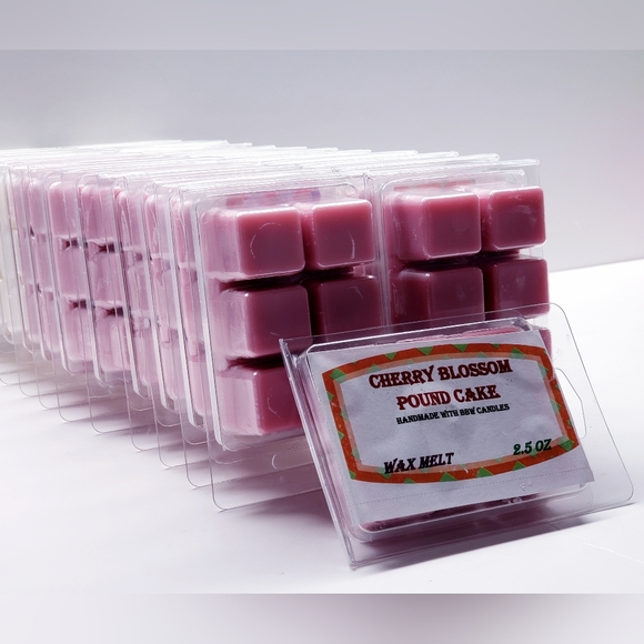 CHERRY BLOSSOM POUND CAKE -Bath & Body Works Candle Wax Melts- $8 per pack - Picture 8 of 9